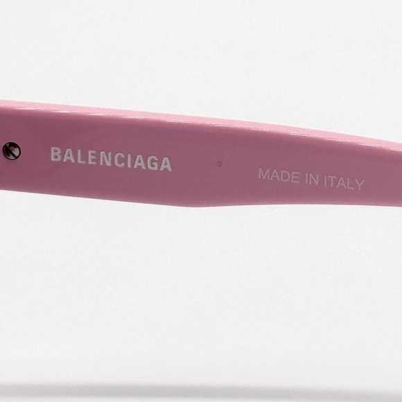NEW BALENCIAGA CAT EYE PINK SUNGLASSES BALENCIAGA BB0132S 003 - Picture 11 of 12